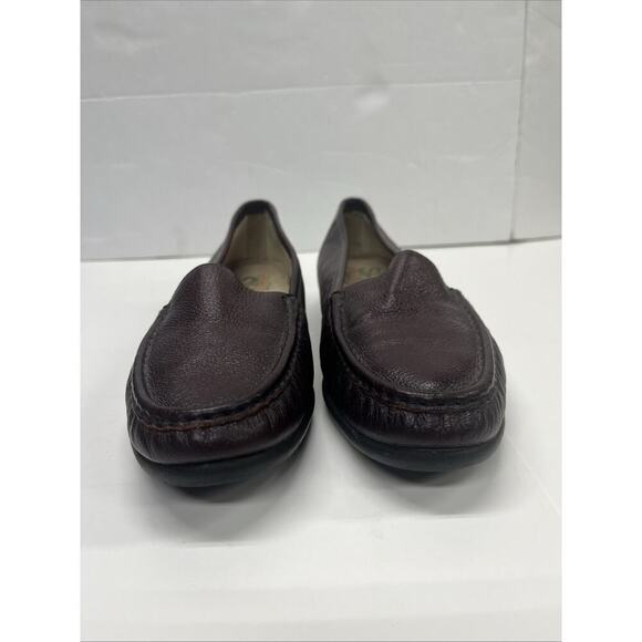 SAS Simplify Women’s 10N Red Leather Loafers Flats Tripad Comfort Shoes - Picture 2 of 14